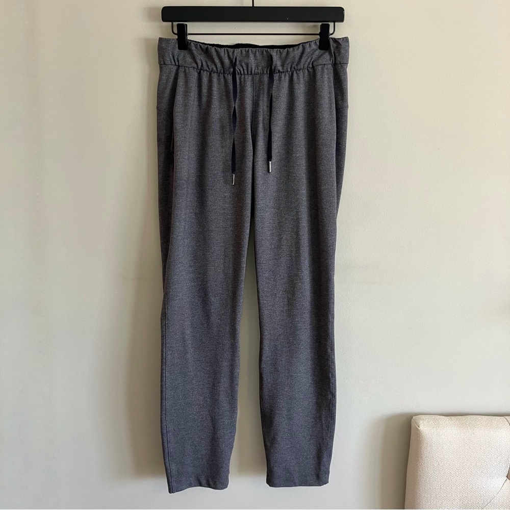 Lululemon On The Fly Pants 28" Full on Luxtreme Heathered Black 6